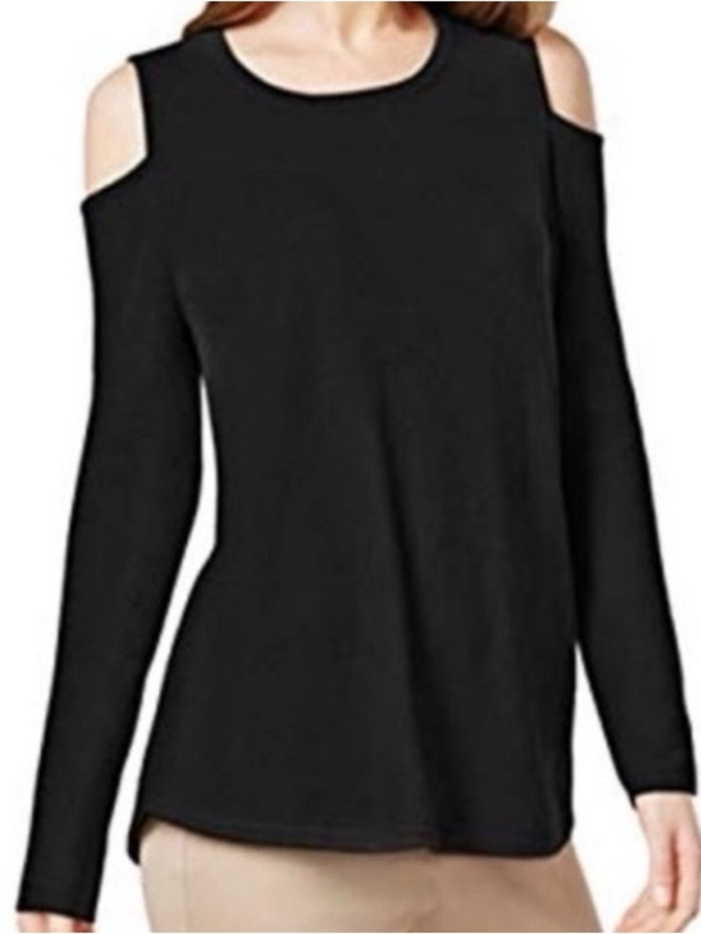 Cashmere Charter Club
Cold-Shoulder Sweater size L
